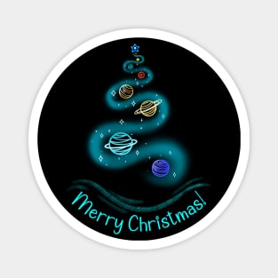 Space Christmas Tree Magnet